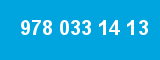 978 033 14 13